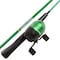 Leisure Sports Fishing Rod and Reel Combo with Tackle Set, Spincast Pole, Gear for Small Fish for Kids, Green 211414OWR - alternate 1